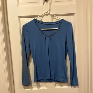Size small Talbot’s women’s small long sleeve blue shirt